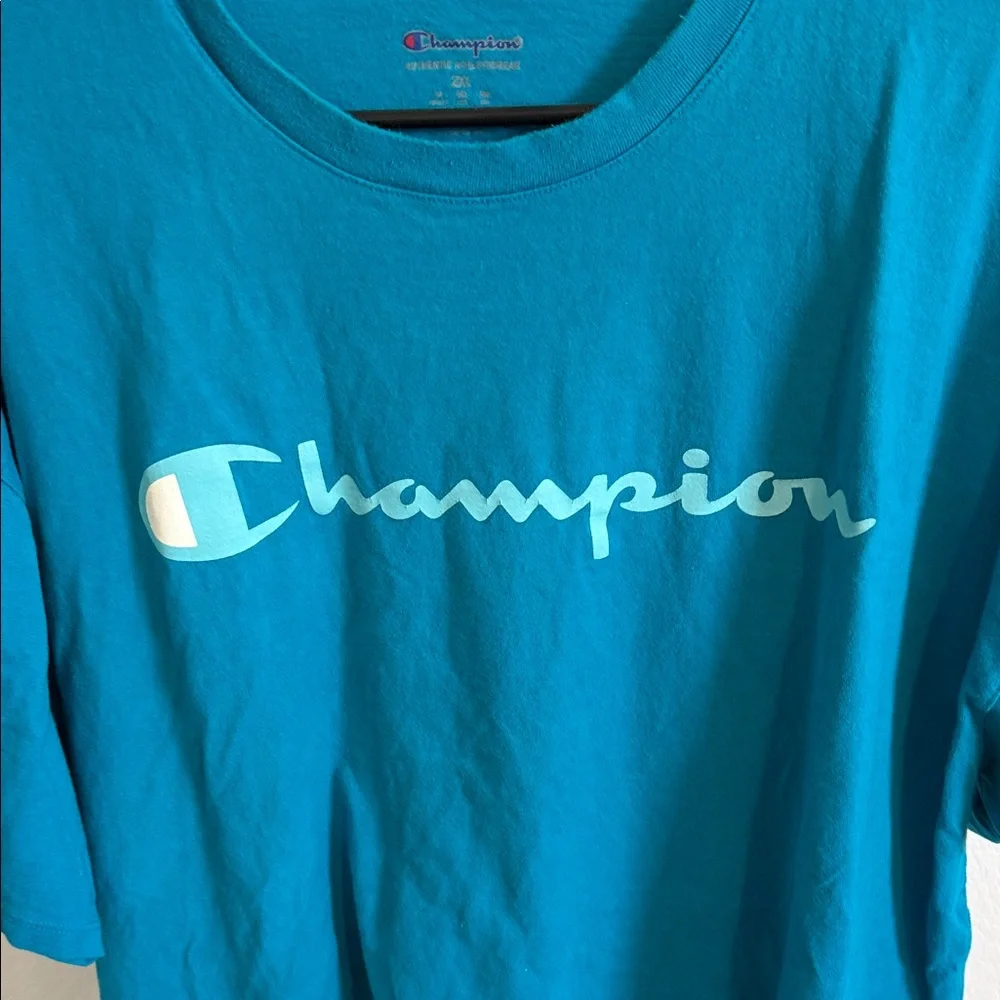 🌿 Champion Blue Short Sleeve Tee - Picture 3 of 4